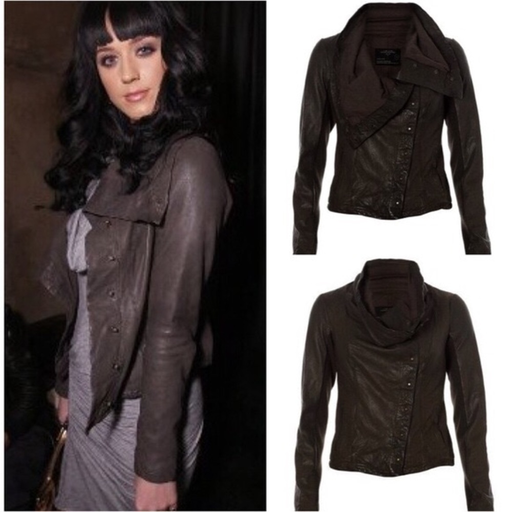 All Saints leather jacket. Edgy, unique.